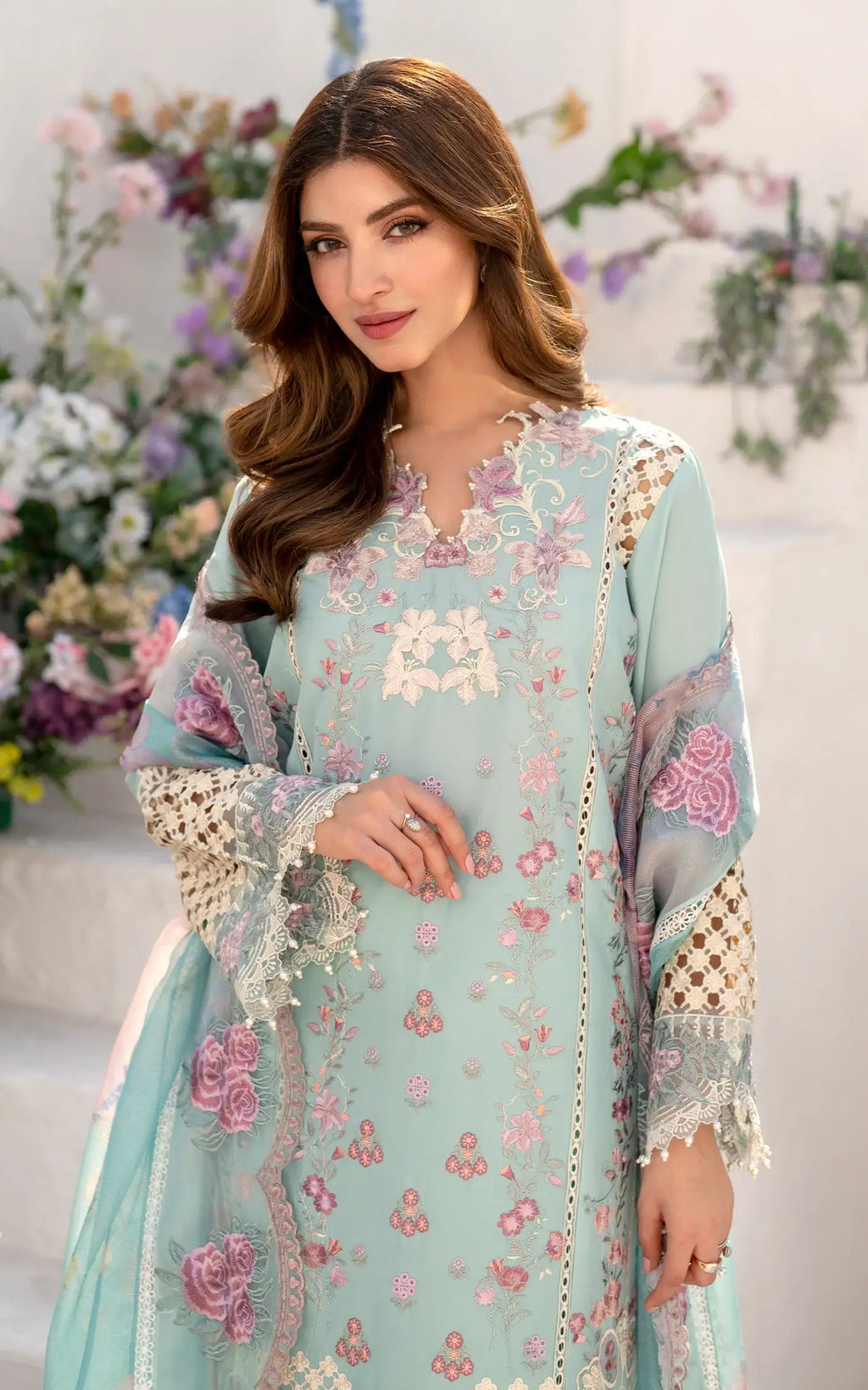 Asifa & Nabeel - Bells of Ireland (AZL25-10) | Unstitched Summer
