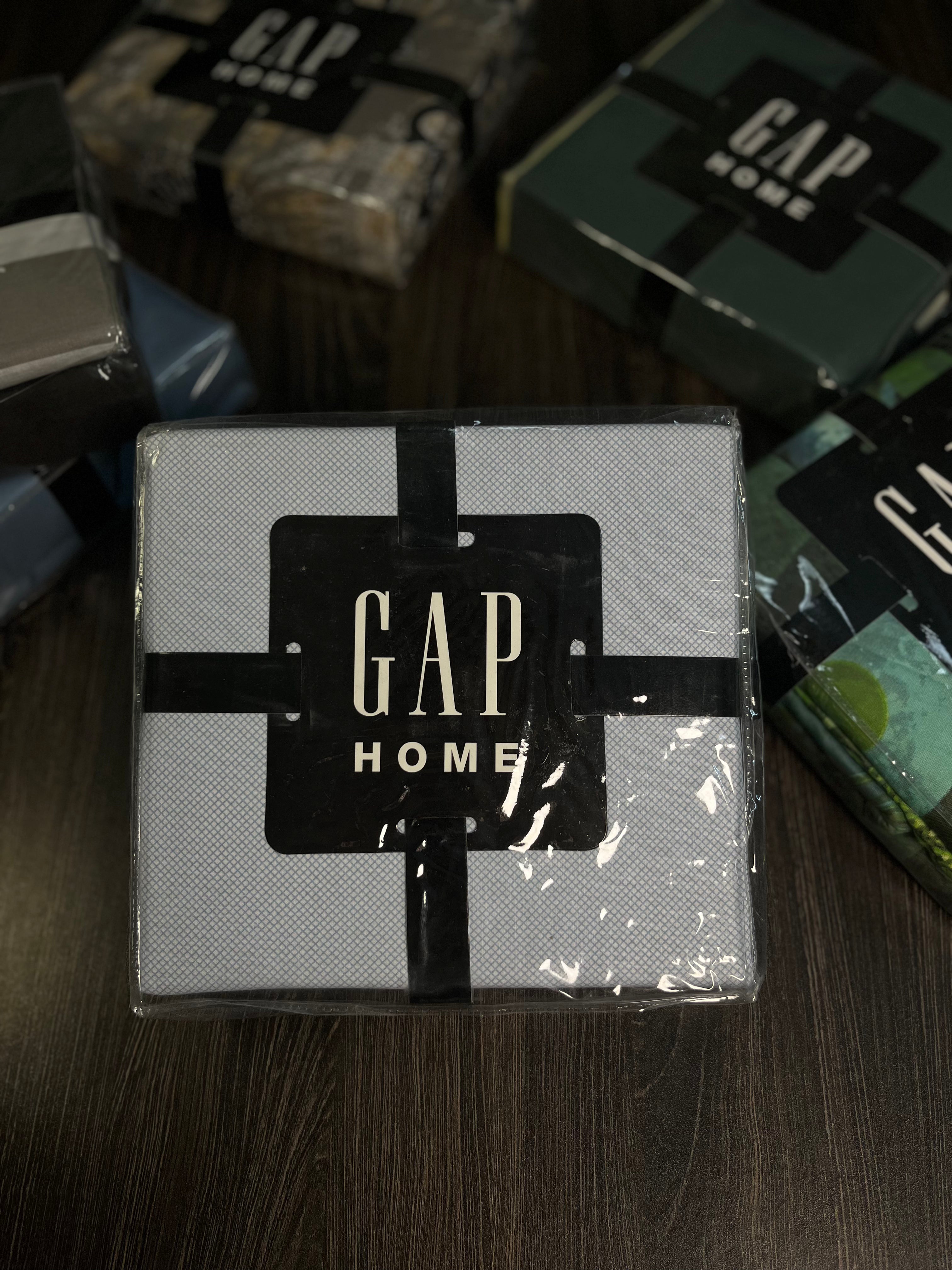 Original GAP Home Cotton Bedsheet Set – Imported | Standard Size | 2 Pillow Covers