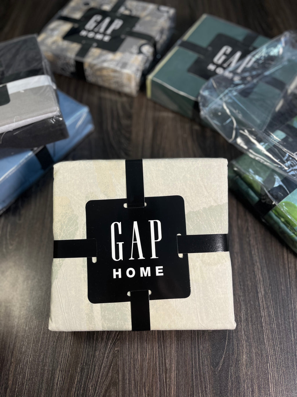 Original GAP Home Cotton Bedsheet Set – Imported | Standard Size | 2 Pillow Covers