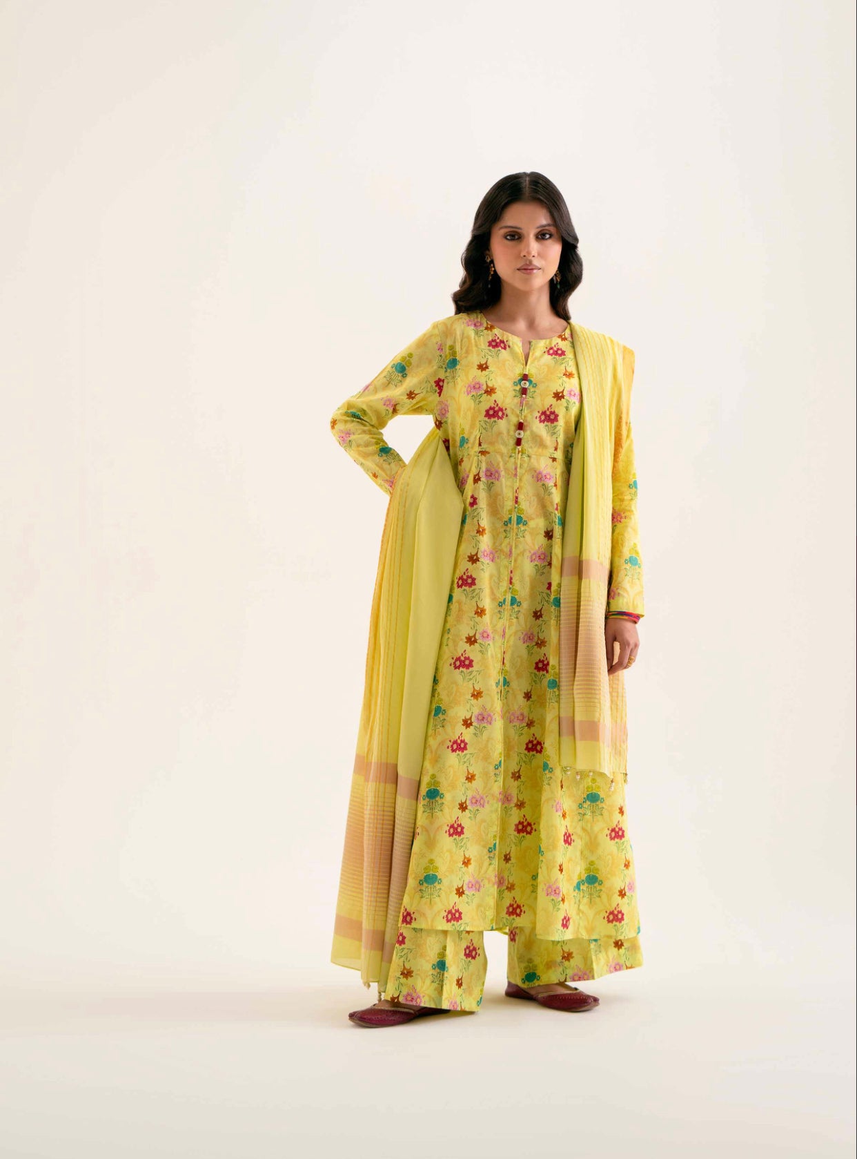 Nishat Summer Unstitched Printed Lawn 3Pc Suit - 42401212