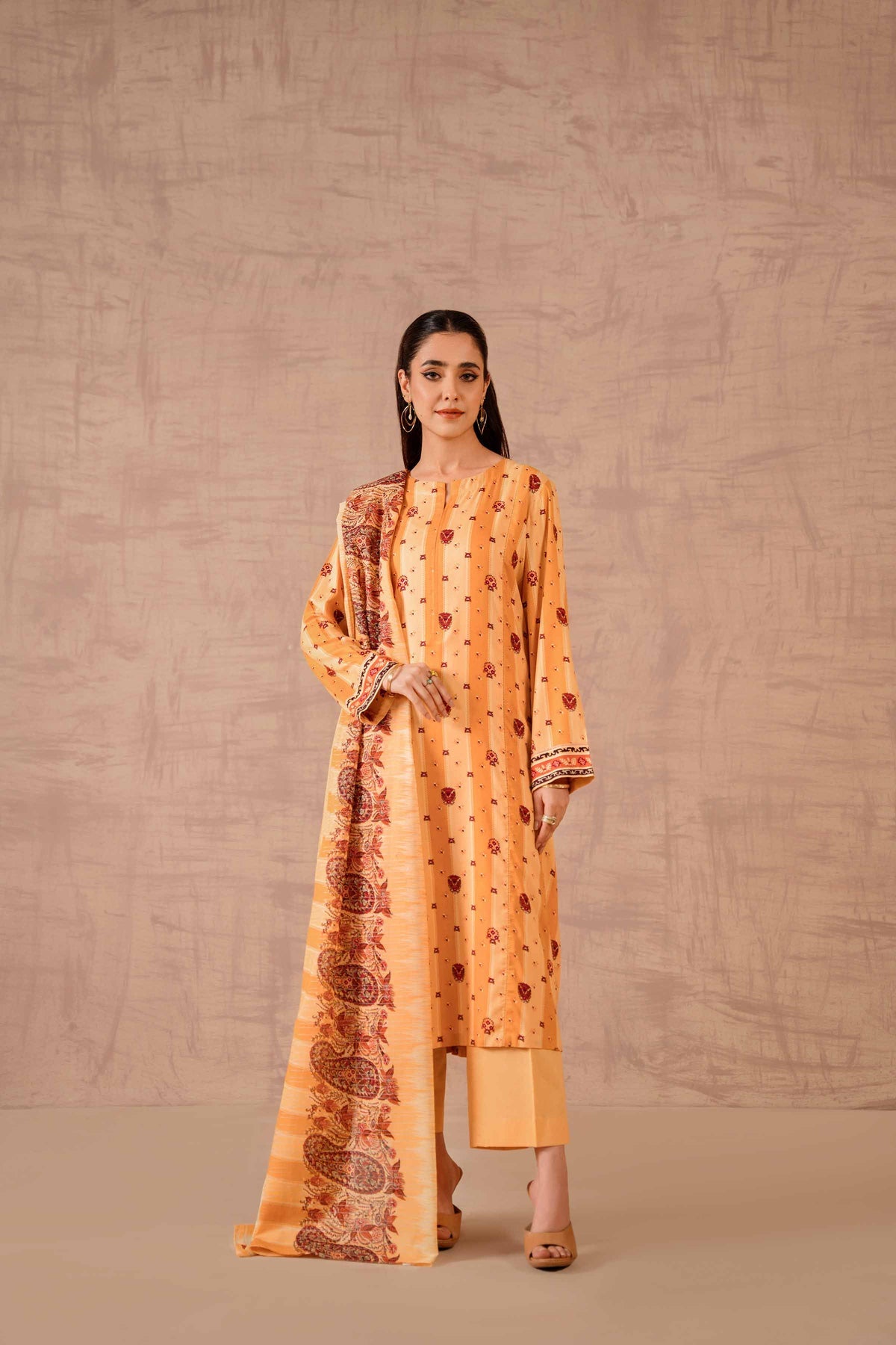 Nishat Unstitched 3 Piece – Printed Suit – 42301749