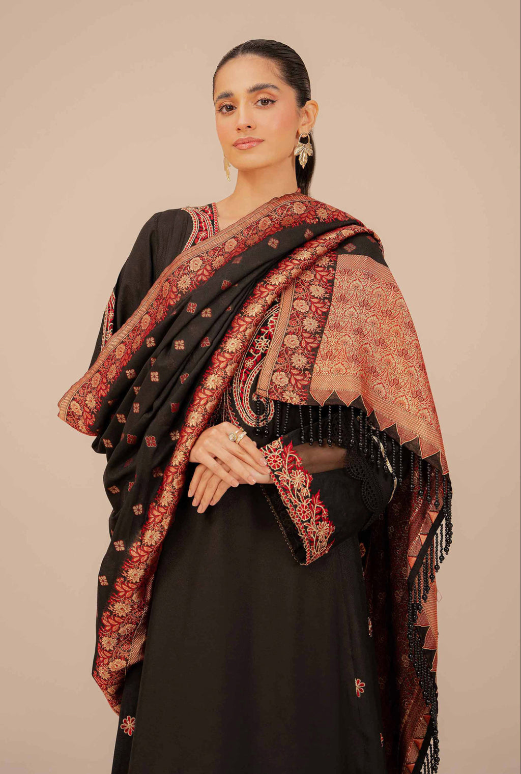 Nishat Linen 3 Piece - Yarn Dyed Embroidered Suit