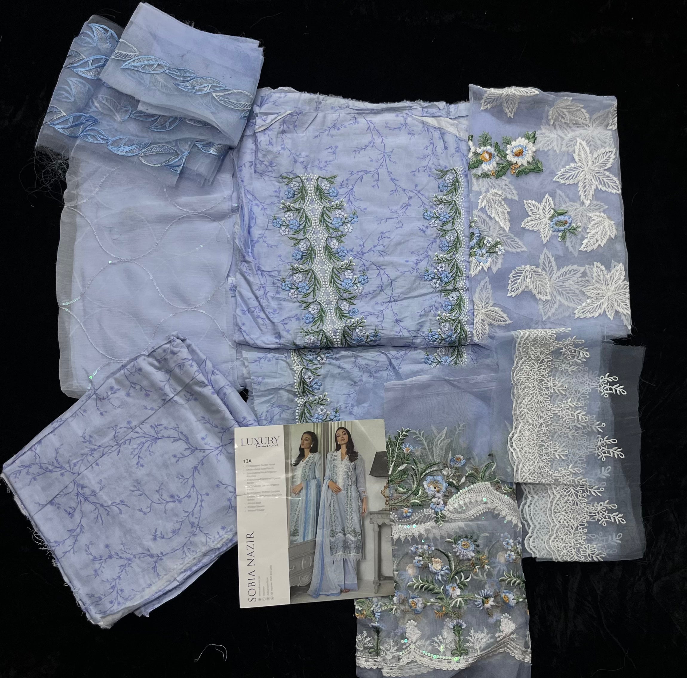 Sobia Nazir-Design 13A Luxury Lawn 2024 Unstitched
