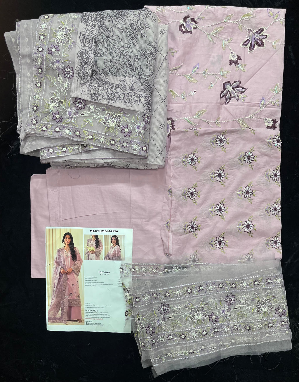 Maryum N Maria Jomana - MS24-620 Luxury Lawn