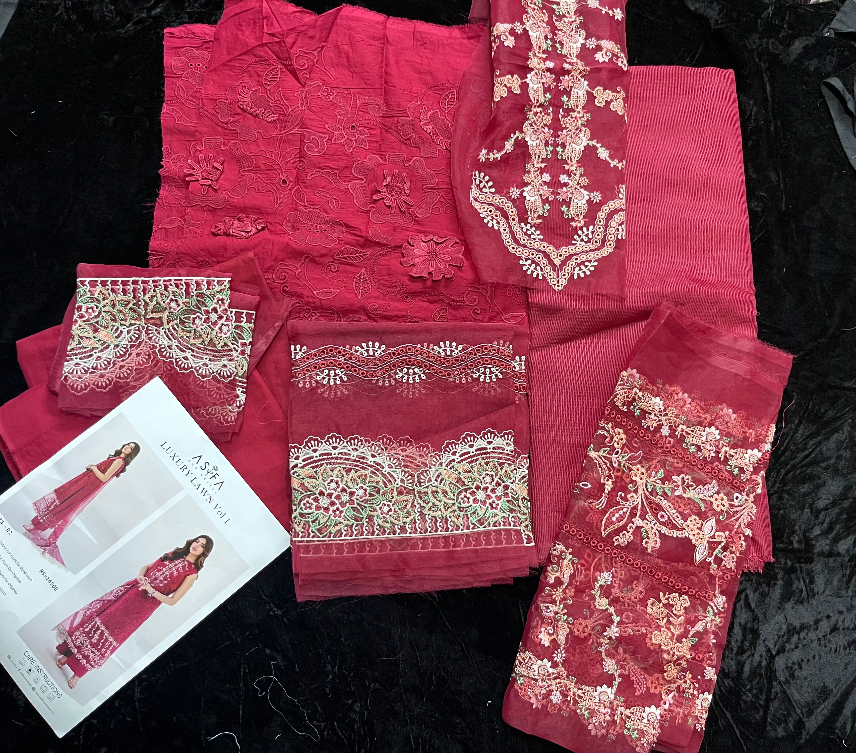 Asifa & Nabeel - Opium (AZL25-02) | Unstitched Summer