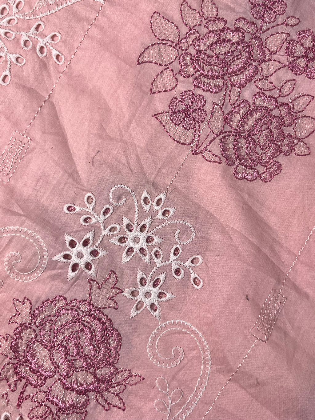Bareeze Style Chicken Kari Embroidered Lawn Suit – 3 Piece Unstitched (Chiffon Dupatta)